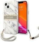 Guess Case Marble med hndstropp (iPhone 13 Pro)