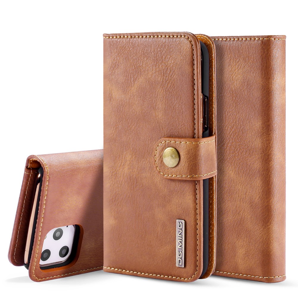 DG Ming Magnetic Wallet (iPhone 11 Pro Max) - Lys brun