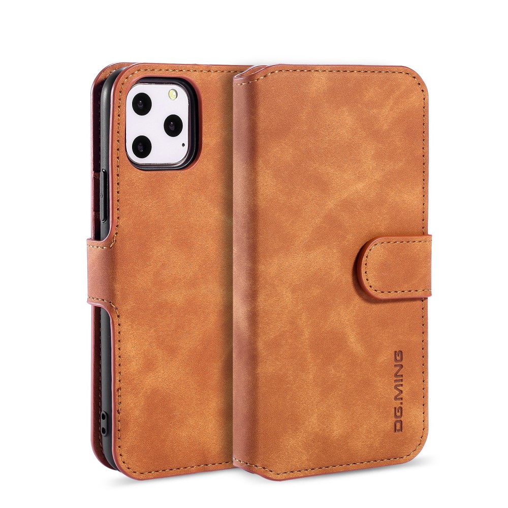 DG Ming Retro Wallet (iPhone 11 Pro) - Brun