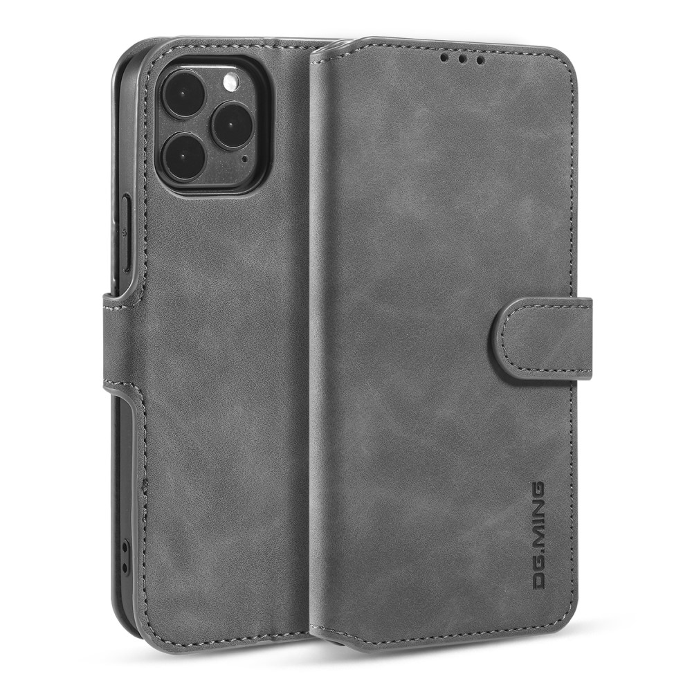 DG Ming Retro Wallet (iPhone 12/12 Pro) - Grå