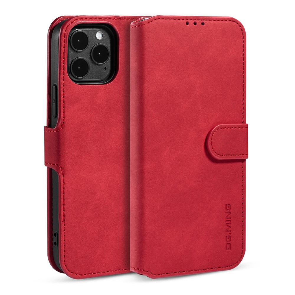 DG Ming Retro Wallet (iPhone 12/12 Pro) - Rød