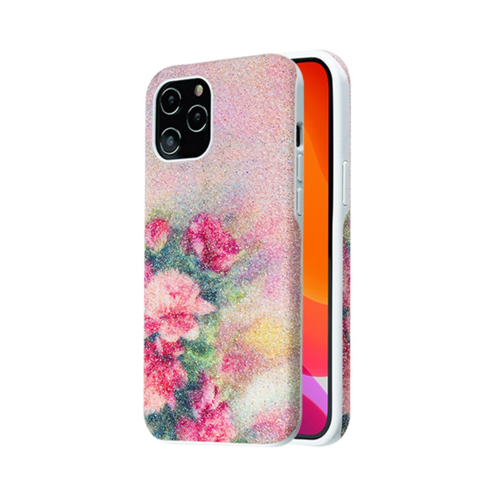 Kingxbar Glitter Case - Rose Flower (iPhone 12/12 Pro)