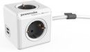 Allocacoc Powercube Extended 3m 2xUSB