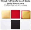 Cricut Foil Transfer Insert Cards Sampler S40 14-pack