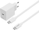 Deltaco USB-C Wall Charger with USB-C Cable