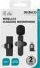 Deltaco Wireless Vlogging Microphone USB-C/Lightning