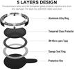Enkay Glitter Ring Lens Protector (iPhone 16/16 Plus)