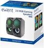 Ewent 2.0 Speakers with RGB 6W