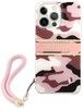 Guess Camo Case with Hand Strap (iPhone 13 Pro)