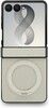 Guess Ring Stand Grained MagSafe Case (Galaxy Z Flip8)