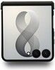 Guess Ring Stand Grained MagSafe Case (Galaxy Z Flip8)