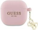 Guess Silicone 4G Charm Cover (AirPods 4)