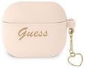 Guess Silicone Heart Charm Cover (AirPods 3)