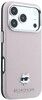 Karl Lagerfeld Grained Choupette Head Metal MagSafe (iPhone 17 Pro/18 Pro)