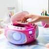 Lenco Karaoke Radio with Microphone & Light Effects
