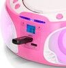 Lenco Karaoke Radio with Microphone & Light Effects
