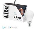 Lite Bulb Moments White & Color Ambience E27 Lampa - 3-pack