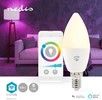 Nedis SmartLife Wi-Fi Smart RGB Bulb E14 4,9W