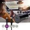 Nedis USB-C Car Charger + USB-C to Lightning Cable 