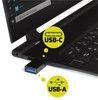 Port Designs Twin Pack USB-C to USB-A Converters