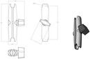 RAM Mount RAM-A-201U-B