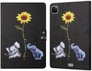 Trolsk Card Slot Folio - Elephants and Sunflower (iPad Pro 11/iPad Air 4)