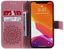 Trolsk Imprint Dahlia Flower Wallet (iPhone 15 Plus)