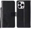 Trolsk Imprint Flower Wallet (iPhone 16 Pro Max)