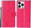 Trolsk Imprint Flower Wallet (iPhone 16 Pro Max)