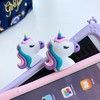 Trolsk Kids Case with strap - Cute Purple Unicorn (iPad Air 4)