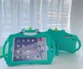 Trolsk Kids Case with strap - Green Unicorn (iPad 10,2)