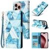 Trolsk Marble Triangle Wallet (iPhone 16 Pro)