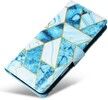Trolsk Marble Triangle Wallet (iPhone 16 Pro Max)
