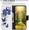 Trolsk Plnbok med Bla Fjrilar (iPhone 16)