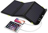 Allpowers solcellepanel 21W med Powerbank 10 000mAh