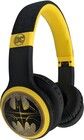 Batman trdlse on-ear-hodetelefoner med LED