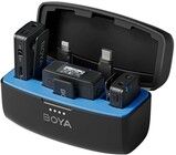 Boya BOYAMIC X2 trdls mikrofon med 3,5 mm, lyn og USB-C