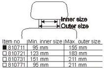 Brodit Nakkestttefeste VESA 810711