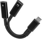 Brodit USB-C splitter, PD 60W + lyd 216476