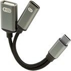 Brodit USB-C-splitter, PD 60W + USB-A-data 216478