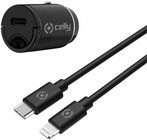 Celly ProPower Billader PD 20W + Lightning-kabel