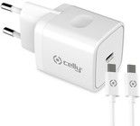 Celly 20W vegglader med USB-C-kabel