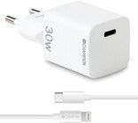 Champion Fast Charge USB-C PD 30W + USB-C til Lightning-kabel - r