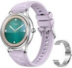 Colmi Smart watch with silicone and steel band (L28)