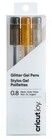 Cricut Joy Glitter Gel Pens 0,8mm 3-pack