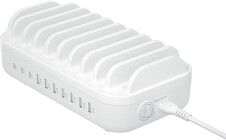 Deltaco 10 Portars USB-laddningsstation  - r