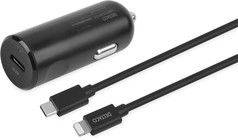 Deltaco billader med USB-C til Lightning-kabel