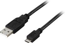 Deltaco USB-A til MicroUSB-kabel 