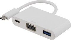 Deltaco USB-C Adapter 60W - Vit