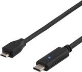 Deltaco USB-C til MicroUSB-kabel